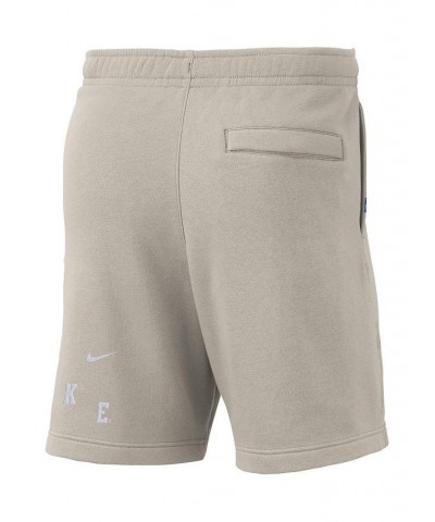 Men's Cream Duke Blue Devils Fleece Shorts $29.90 Shorts