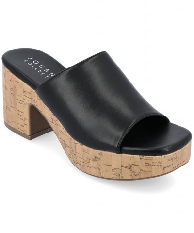 Women's Astter Platform Sandal Black $52.80 Shoes