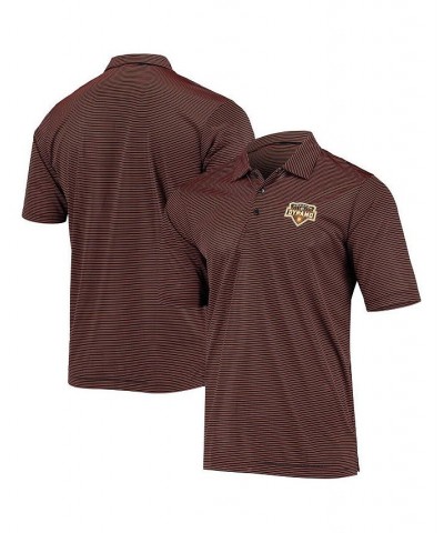 Men's Black Houston Dynamo FC Quest Polo Shirt $37.60 Polo Shirts