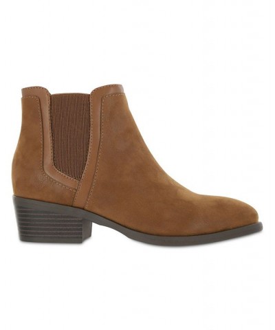 AMORE Women's Talya Boots Cognac $27.49 Shoes