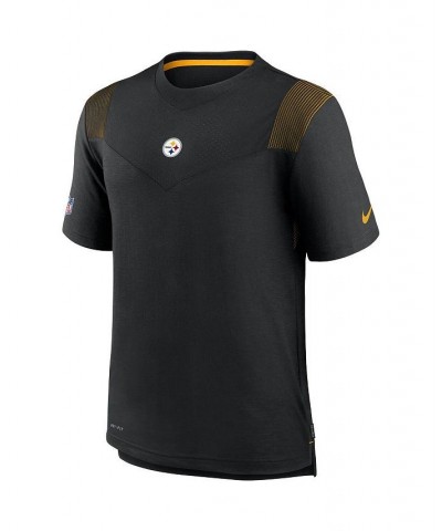 Men's Black Pittsburgh Steelers Sideline Player Uv Performance T-shirt $31.34 T-Shirts
