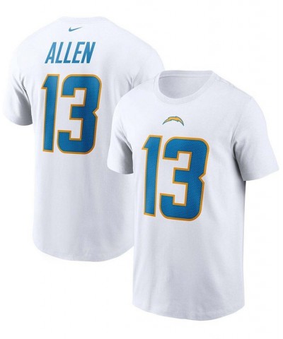 Men's Keenan Allen White Los Angeles Chargers Player Name and Number T-shirt $20.15 T-Shirts