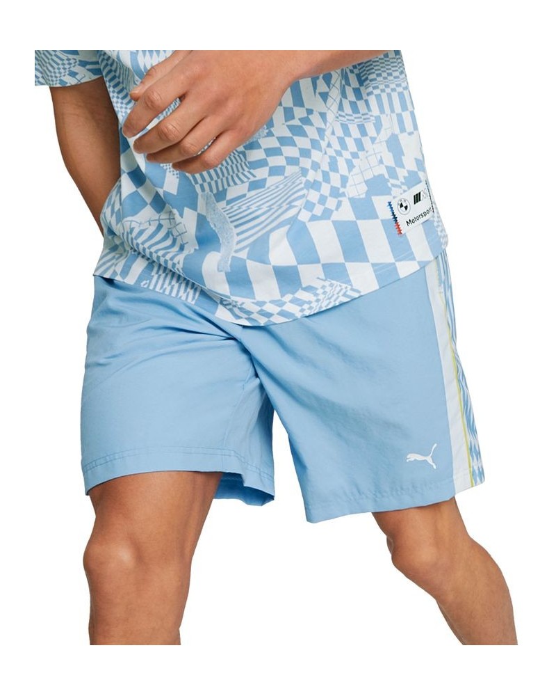 Men's BMW M Motorsport Statement Running 8 1/2" Shorts Blue $40.80 Shorts