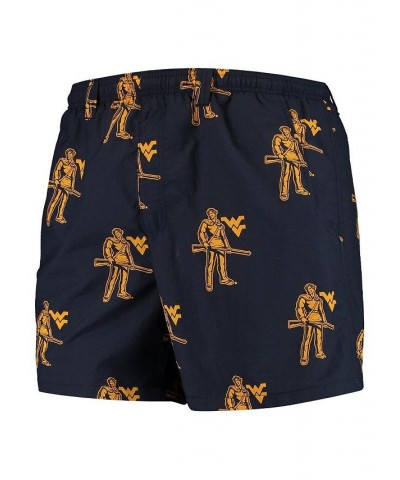 Men's Navy West Virginia Mountaineers PFG Backcast II Omni-Shade Hybrid Shorts $30.24 Shorts