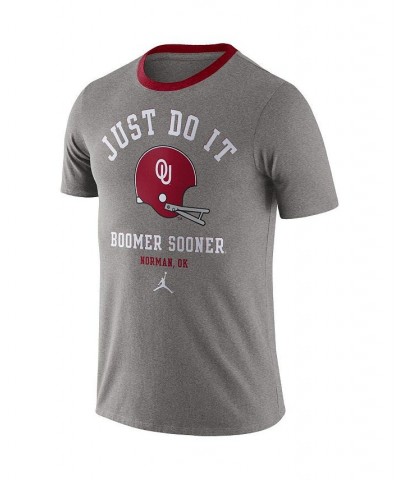 Men's Heathered Gray Oklahoma Sooners Vault Helmet Team Tri-Blend T-shirt $20.51 T-Shirts