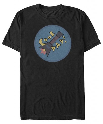 Men's Steven Universe Cool Dad Guitar Short Sleeve T- shirt Black $19.59 T-Shirts