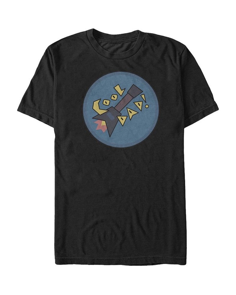 Men's Steven Universe Cool Dad Guitar Short Sleeve T- shirt Black $19.59 T-Shirts