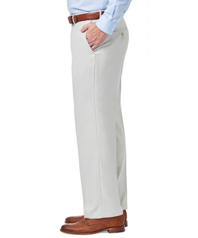 Men's Premium Comfort Stretch Classic-Fit Solid Flat Front Dress Pants PD06 $25.30 Pants