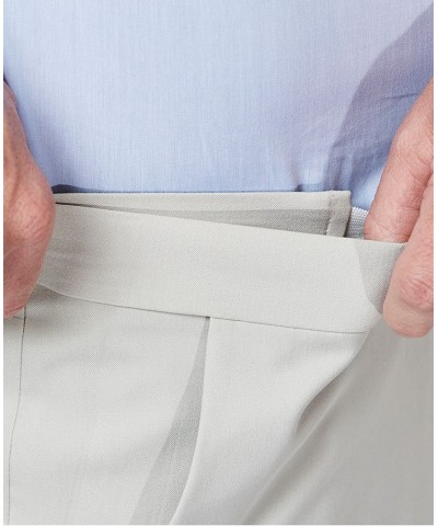 Men's Premium Comfort Stretch Classic-Fit Solid Flat Front Dress Pants PD06 $25.30 Pants