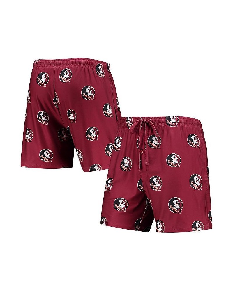 Men's Garnet Florida State Seminoles Flagship Allover Print Jam Shorts $18.40 Shorts