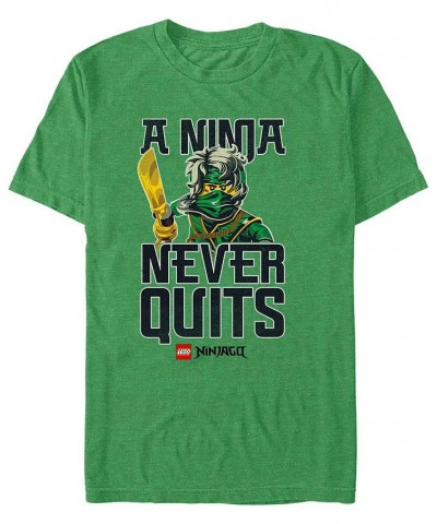 Men's Lego Ninjago Save Lloyd's Mom Short Sleeve T-shirt Green $20.99 T-Shirts