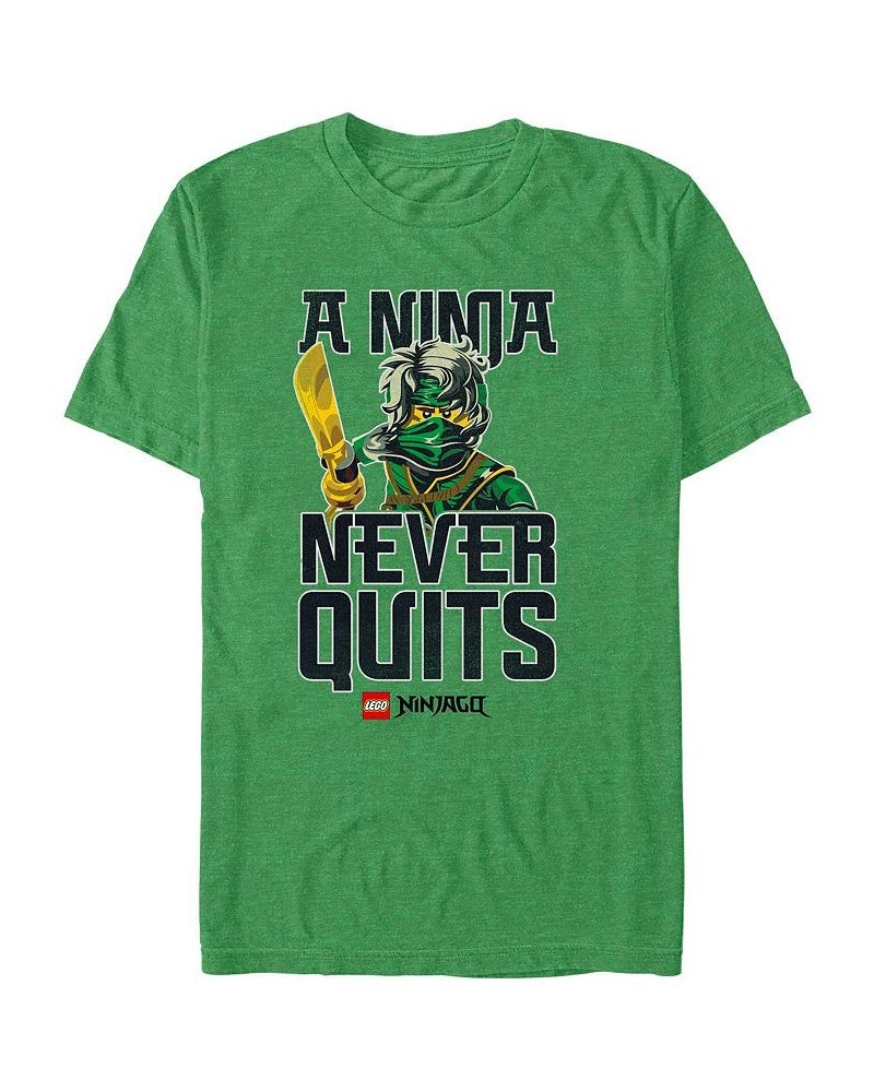 Men's Lego Ninjago Save Lloyd's Mom Short Sleeve T-shirt Green $20.99 T-Shirts