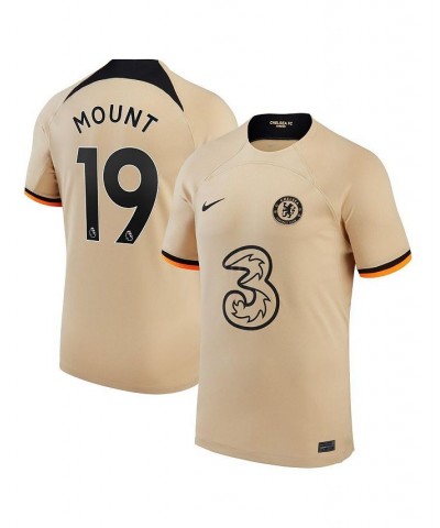 Men's Mason Mount Gold Chelsea 2022/23 Third Replica Player Jersey $53.50 Jersey