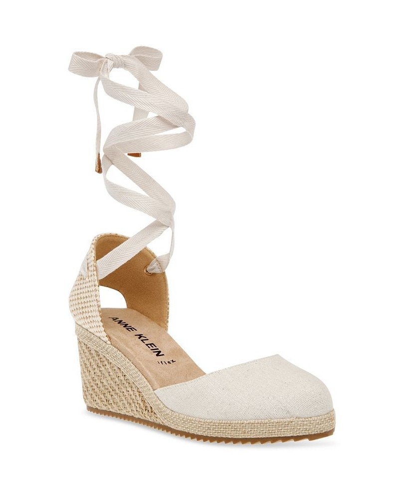 Women's Zia Wedge Sandal White $44.55 Shoes