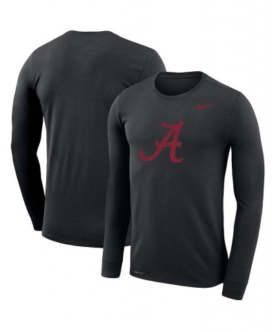 Men's Black Alabama Crimson Tide Big & Tall Primary Logo Legend Performance Long Sleeve T-shirt $32.39 T-Shirts
