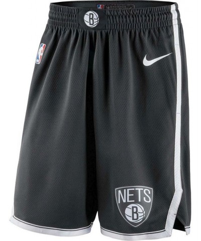 Men's Black 2019/20 Brooklyn Nets Icon Edition Swingman Shorts $37.09 Shorts