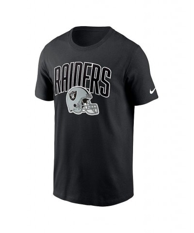 Men's Black Las Vegas Raiders Team Athletic T-shirt $18.35 T-Shirts