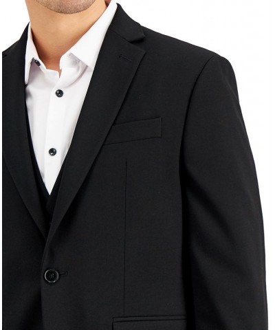 Men's Slim-Fit Black Solid Suit Jacket Black $39.08 Blazers