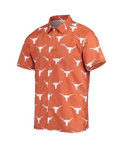 Men's Texas Orange Texas Longhorns Super Slack Tide Omni-Shade Button-Up Shirt $35.25 Shirts