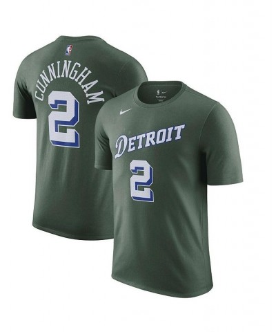 Men's Cade Cunningham Green Detroit Pistons 2022/23 City Edition Name and Number T-shirt $26.54 T-Shirts