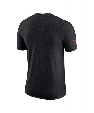 Men's Heather Black Chicago Bulls Courtside Versus Flight Max90 T-shirt $23.64 T-Shirts