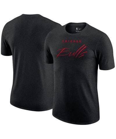 Men's Heather Black Chicago Bulls Courtside Versus Flight Max90 T-shirt $23.64 T-Shirts