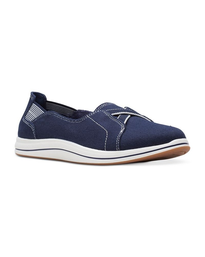 Women's Cloudsteppers Breeze Skip Slip-On Sneakers Flats Blue $37.60 Shoes