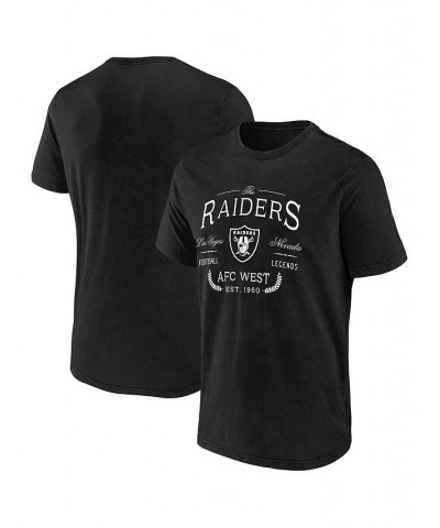 Men's NFL x Darius Rucker Collection by Black Las Vegas Raiders T-shirt $15.36 T-Shirts