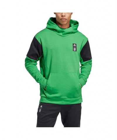 Men's Green Austin FC 2023 Player Travel Pullover Hoodie $49.00 Sweatshirt
