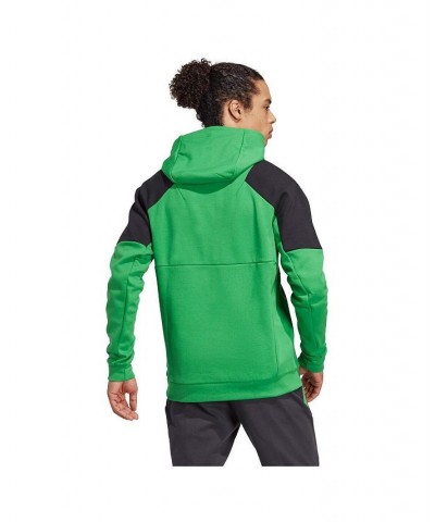 Men's Green Austin FC 2023 Player Travel Pullover Hoodie $49.00 Sweatshirt