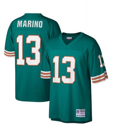 Men's Dan Marino Aqua Miami Dolphins 1984 Retired Player Legacy Replica Jersey $71.40 Jersey