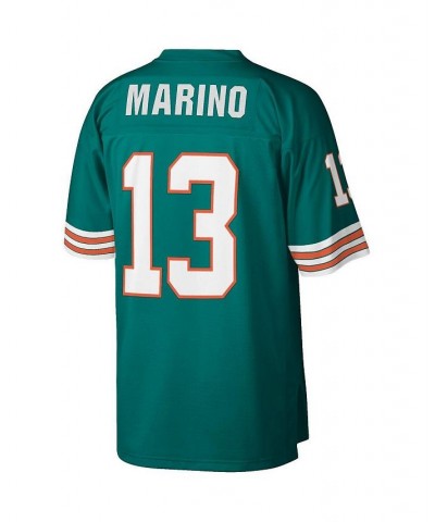 Men's Dan Marino Aqua Miami Dolphins 1984 Retired Player Legacy Replica Jersey $71.40 Jersey