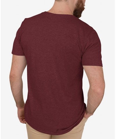 Men's Premium Blend Word Art California Hearts T-shirt Red $24.29 T-Shirts