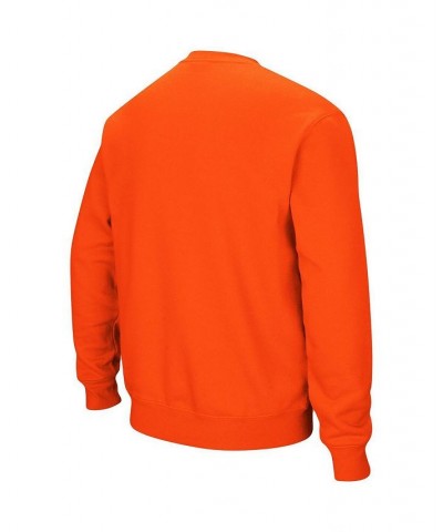 Men's Orange Boise State Broncos Arch & Logo Tackle Twill Pullover Sweatshirt $25.80 Sweatshirt