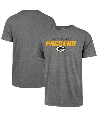 Men's Heathered Charcoal Green Bay Packers Traction Super Rival T-shirt $18.59 T-Shirts