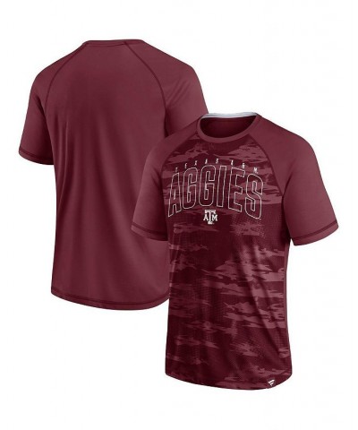 Men's Branded Maroon Texas A&M Aggies Arch Outline Raglan T-shirt $20.70 T-Shirts