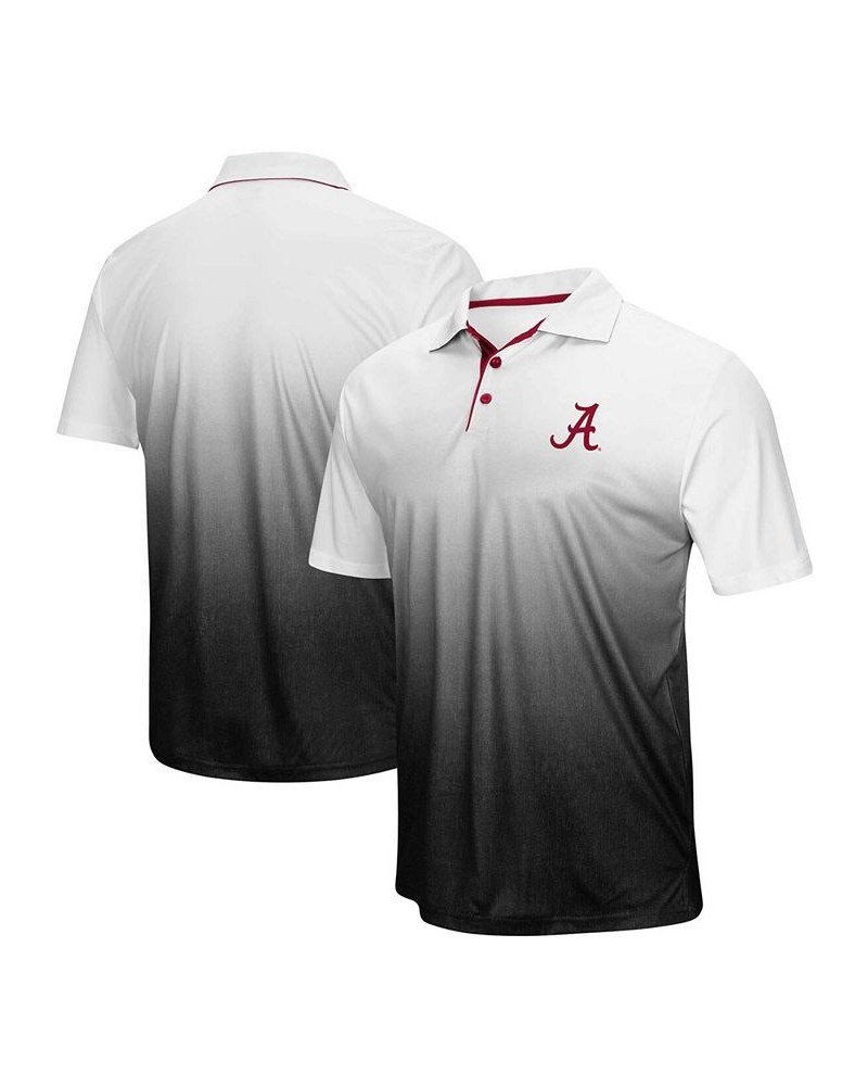 Men's Heather Gray Alabama Crimson Tide Magic Team Logo Polo Shirt $21.99 Polo Shirts