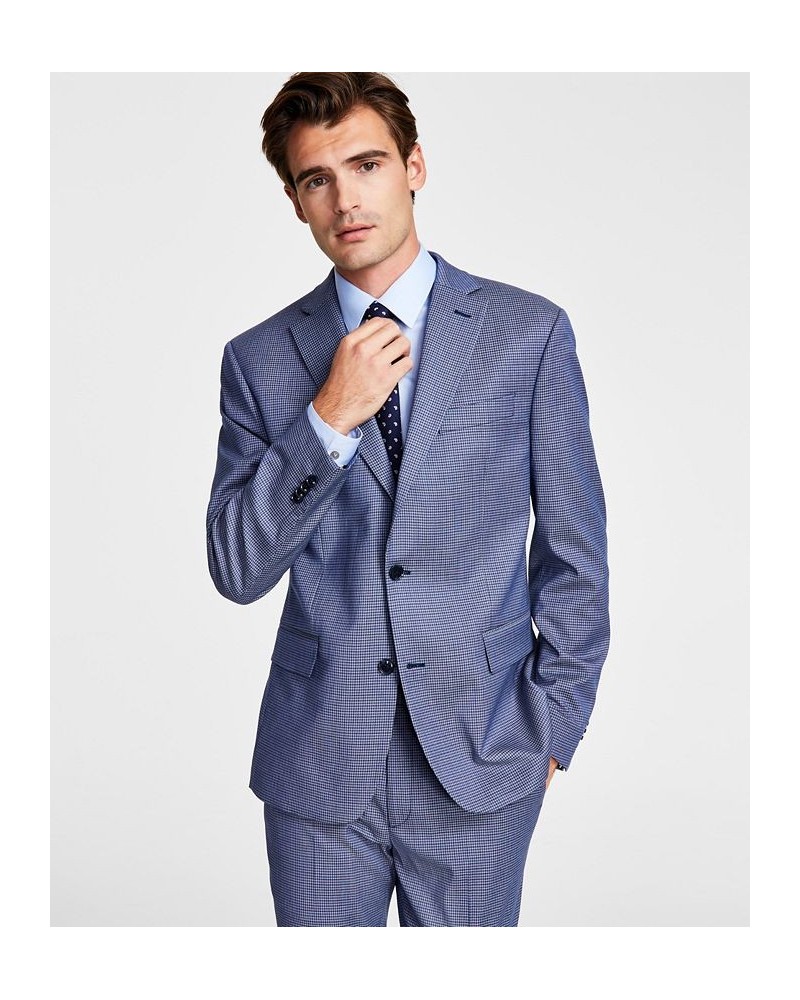 Men's Skinny-Fit Stretch Suit Blue Solid $144.30 Suits