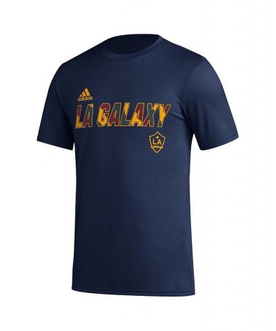 Men's Navy LA Galaxy Team Jersey Hook AEROREADY T-shirt $26.49 T-Shirts