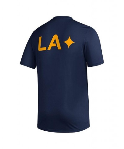 Men's Navy LA Galaxy Team Jersey Hook AEROREADY T-shirt $26.49 T-Shirts