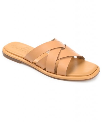 Women's Parkker Woven Sandals Tan/Beige $54.60 Shoes