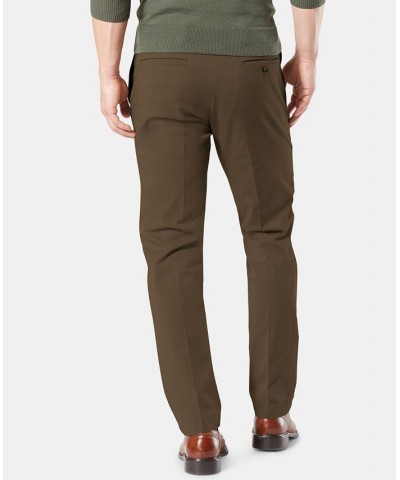 Men's Workday Smart 360 Flex Straight Fit Khaki Stretch Pants Green $29.90 Pants