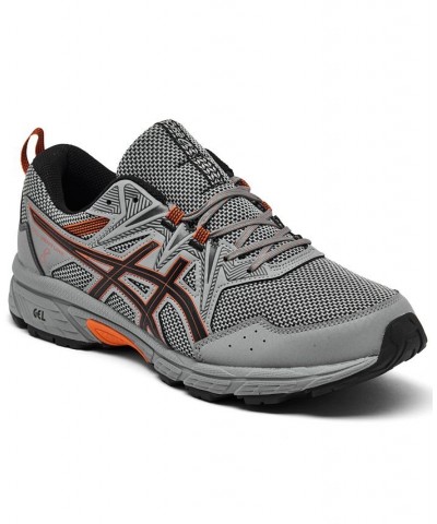 Men's GEL-Venture 8 Trail Running Sneakers Gray $26.95 Shoes