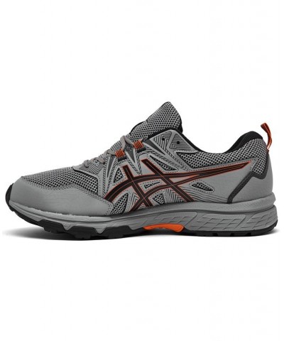 Men's GEL-Venture 8 Trail Running Sneakers Gray $26.95 Shoes