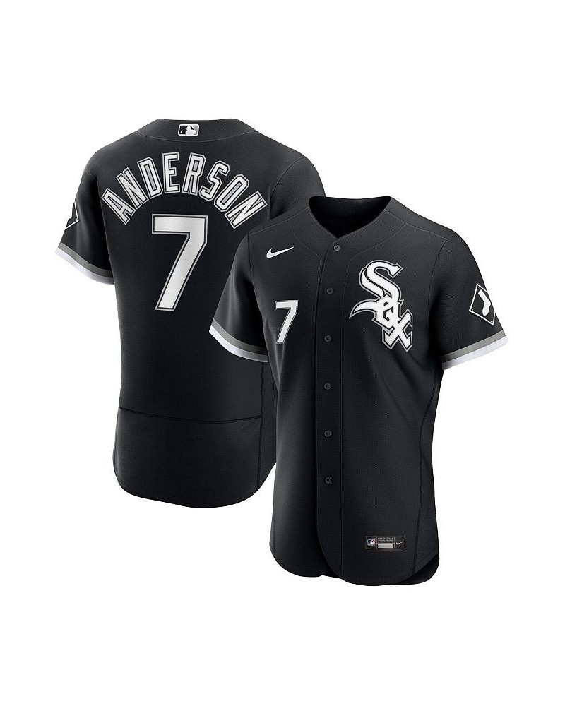 Men's Tim Anderson Black Chicago White Sox Alternate Authentic Player Jersey $171.00 Jersey