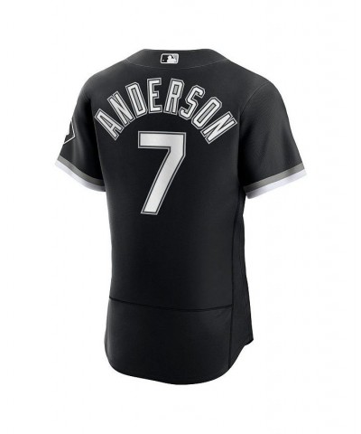 Men's Tim Anderson Black Chicago White Sox Alternate Authentic Player Jersey $171.00 Jersey