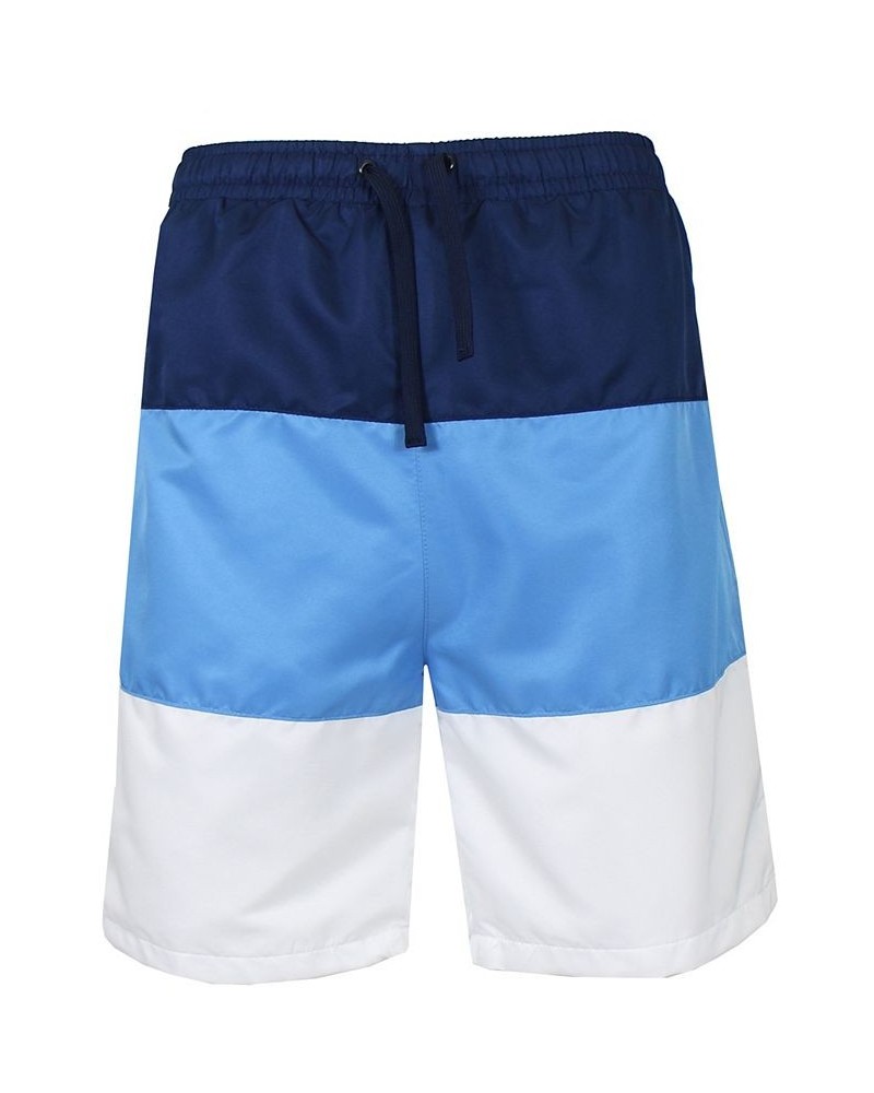 Men's Dry Tech Active Workout Training Running Performance Shorts Navy, Light Blue, White $18.72 Shorts