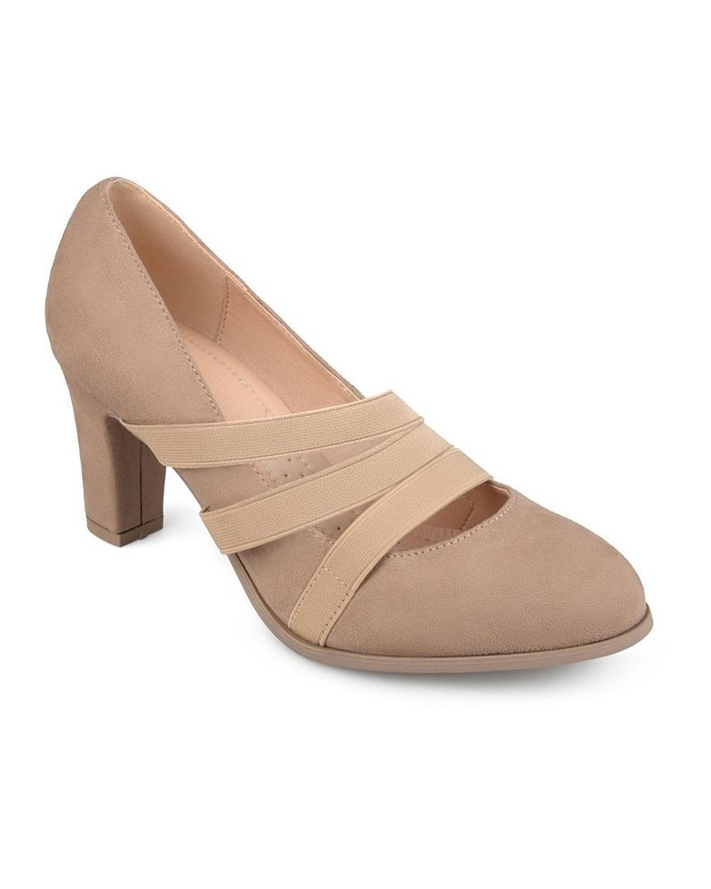 Women's Loren Heels Tan/Beige $49.00 Shoes