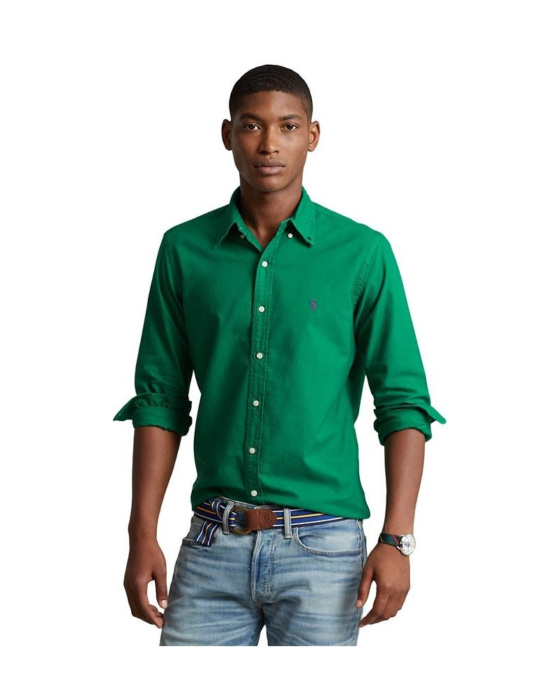 Men's Classic-Fit Garment-Dyed Oxford Shirt PD04 $44.55 Shirts