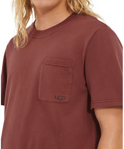 Men's Garrett Logo Pocket Short-Sleeve T-Shirt Brown $27.00 Pajama